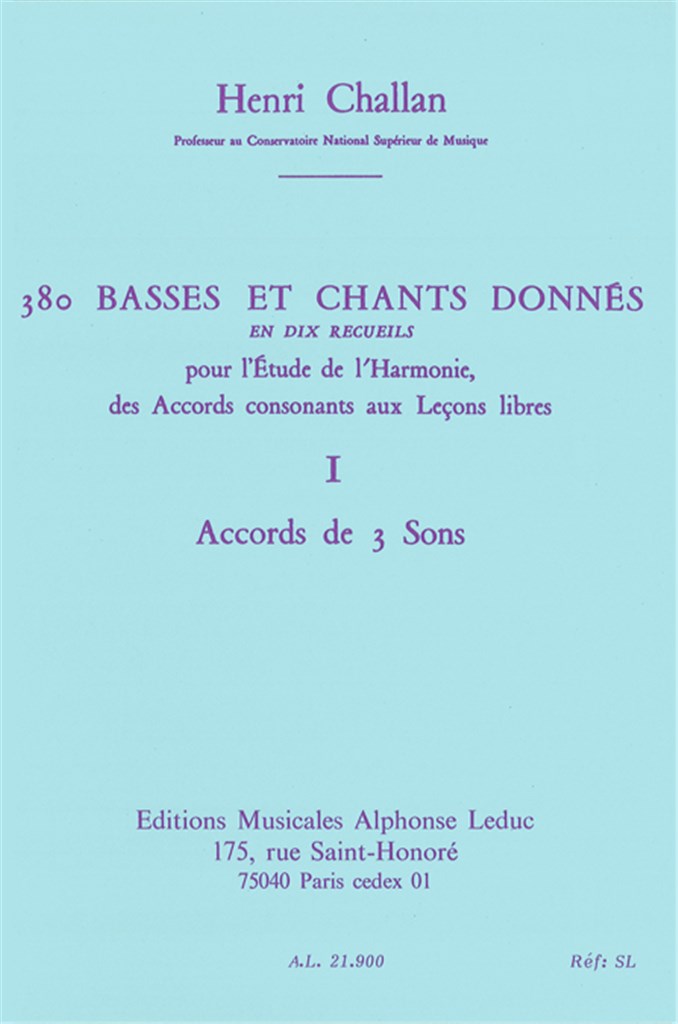 380 Basses et Chants Donnes